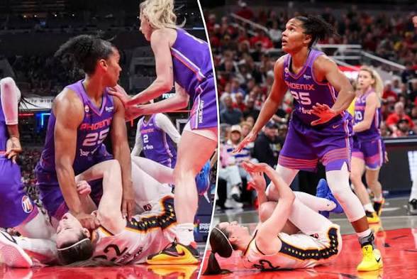 burackbobby_'s tweet photo. The Caitlin Clark drama has followed the same pattern for three years:
— black player hard fouls or cheap shots her.
— ESPN defends the dirty player, blames racism for the response.
— Clark’s fans criticize the dirty player.
— the media calls Clark’s fans racist.
— the dirty player claims she is being bullied online
— Clark is forced to stick up for the black player who tried hurting her.

Rinse and repeat.