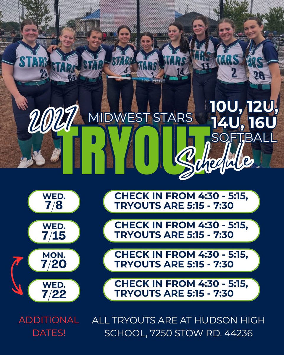 Midwest Stars Baseball & Softball tweet media