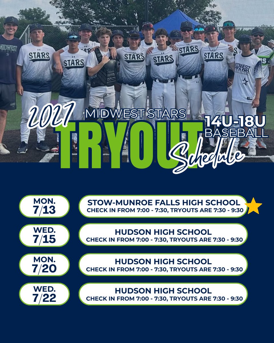Midwest Stars Baseball & Softball tweet media