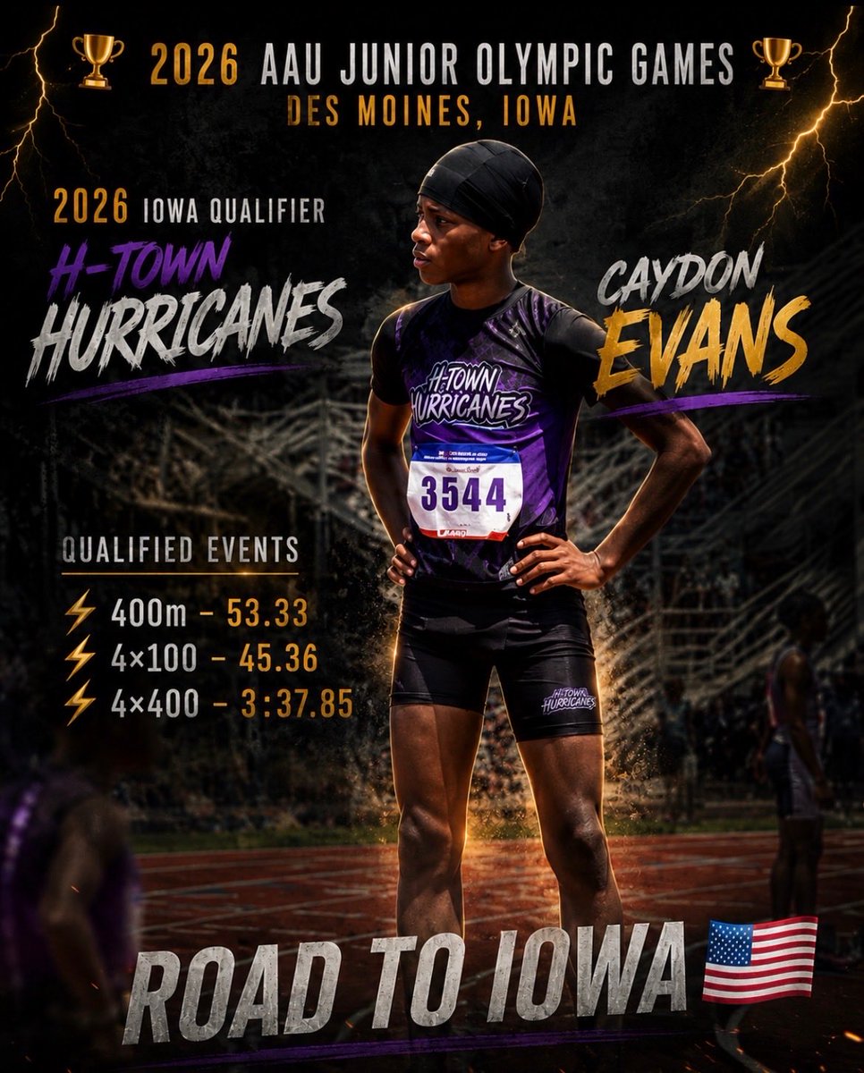 CaydonEvan89087's tweet photo. I want to give all glory to God for blessing me with the opportunity to qualify for the AAU Junior Olympics. None of this would be possible without Him. I’m incredibly grateful for my coaches, my family, and everyone who has supported me along the way. The Job is not finished https://t.co/x74Tjwfe9a