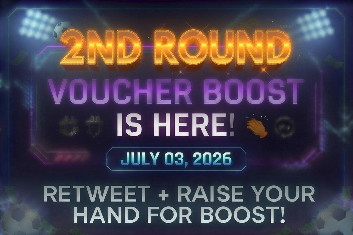 bettingPlug's tweet photo. Voucher boost 2nd Round 

Entries OPEN  now!!!  

Retweet &amp; raise your hand for a boost
 
#BettingPlug https://t.co/8JPM6rr1pB