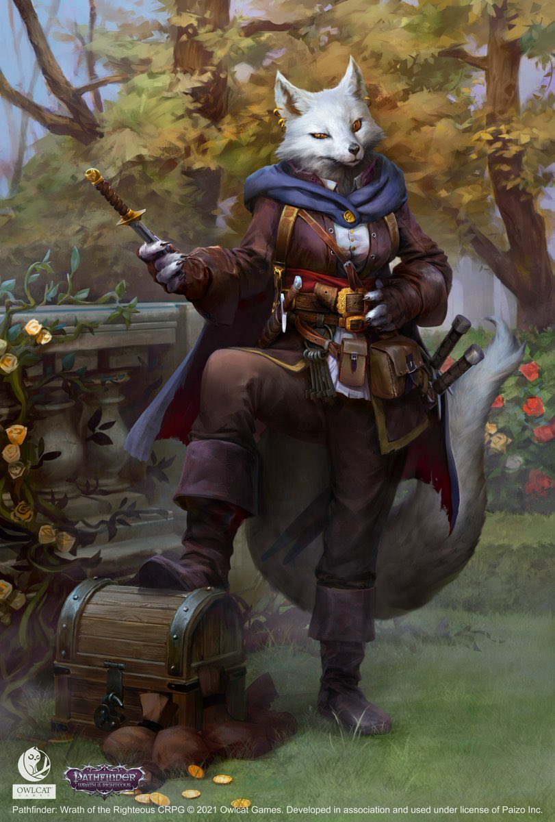 souerspivom's tweet photo. Kitsune rogue
My artwork for Pathfinder: Wrath of the Righteous https://t.co/JUHFI0fikC