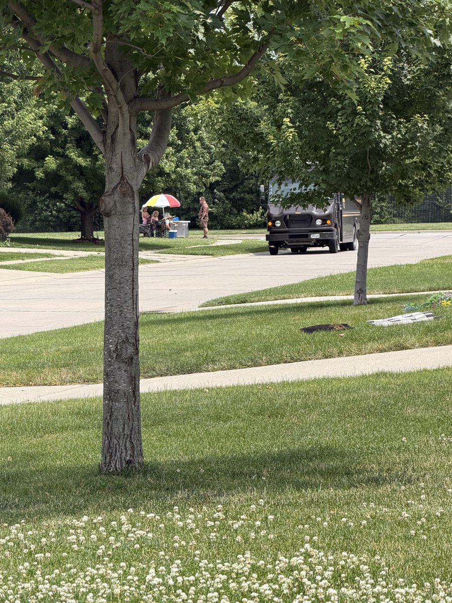 HuntFishGolfIA's tweet photo. @UPS  - shout out to this driver in Grimes - has stopped at the neighborhood Lemonade Stand two days in a row. What a good dude. Truck #168923 https://t.co/kY7ZVgPDBe