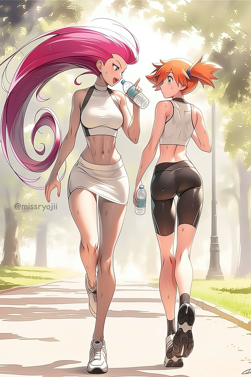 MissRyojii's tweet photo. Jessie: “My my, Misty…you got a little chubby, huh?” https://t.co/O3SHQpBtUa