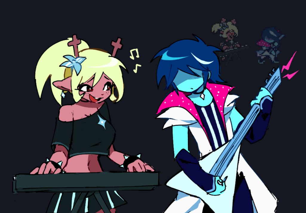 Elmusico64's tweet photo. @KitsunnyStar Deltarune, su musica me hizo venirme y en general esta bien escrito  y peak (sobre todo el capitulo 5) https://t.co/AkyZ65wNTV