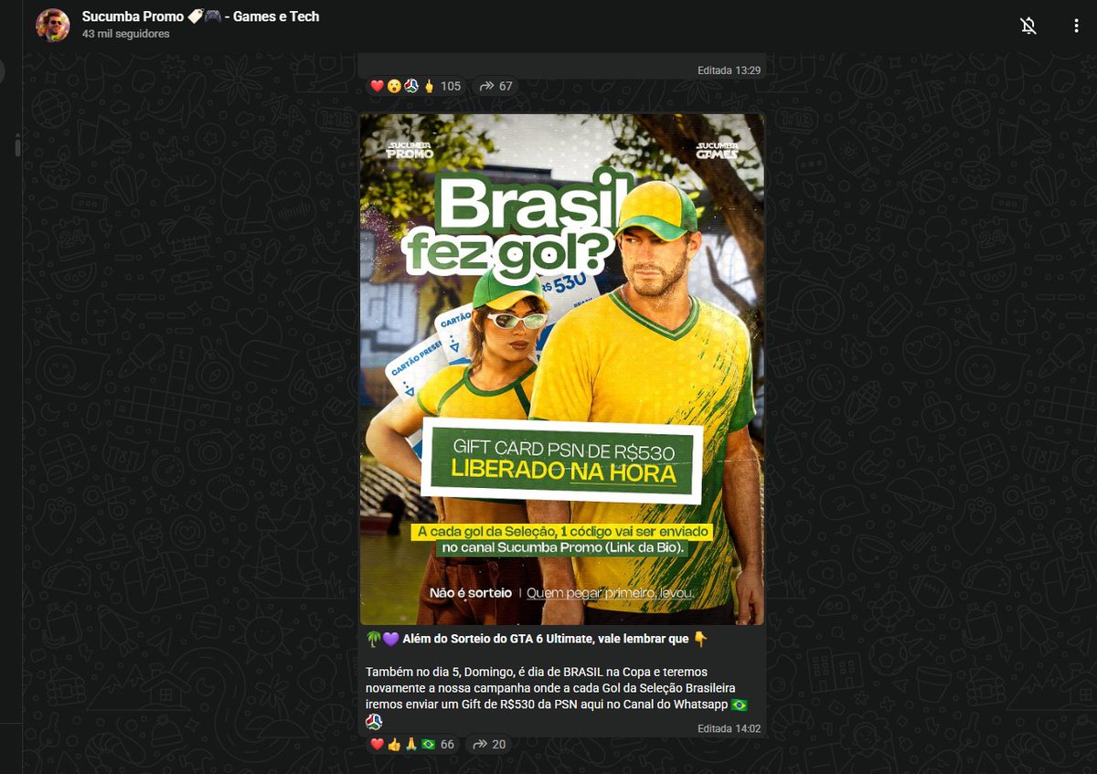 jumperxd11's tweet photo. @SucumbaGames Fiz tudo e quero ganhar hehe https://t.co/y7dr1dbl96