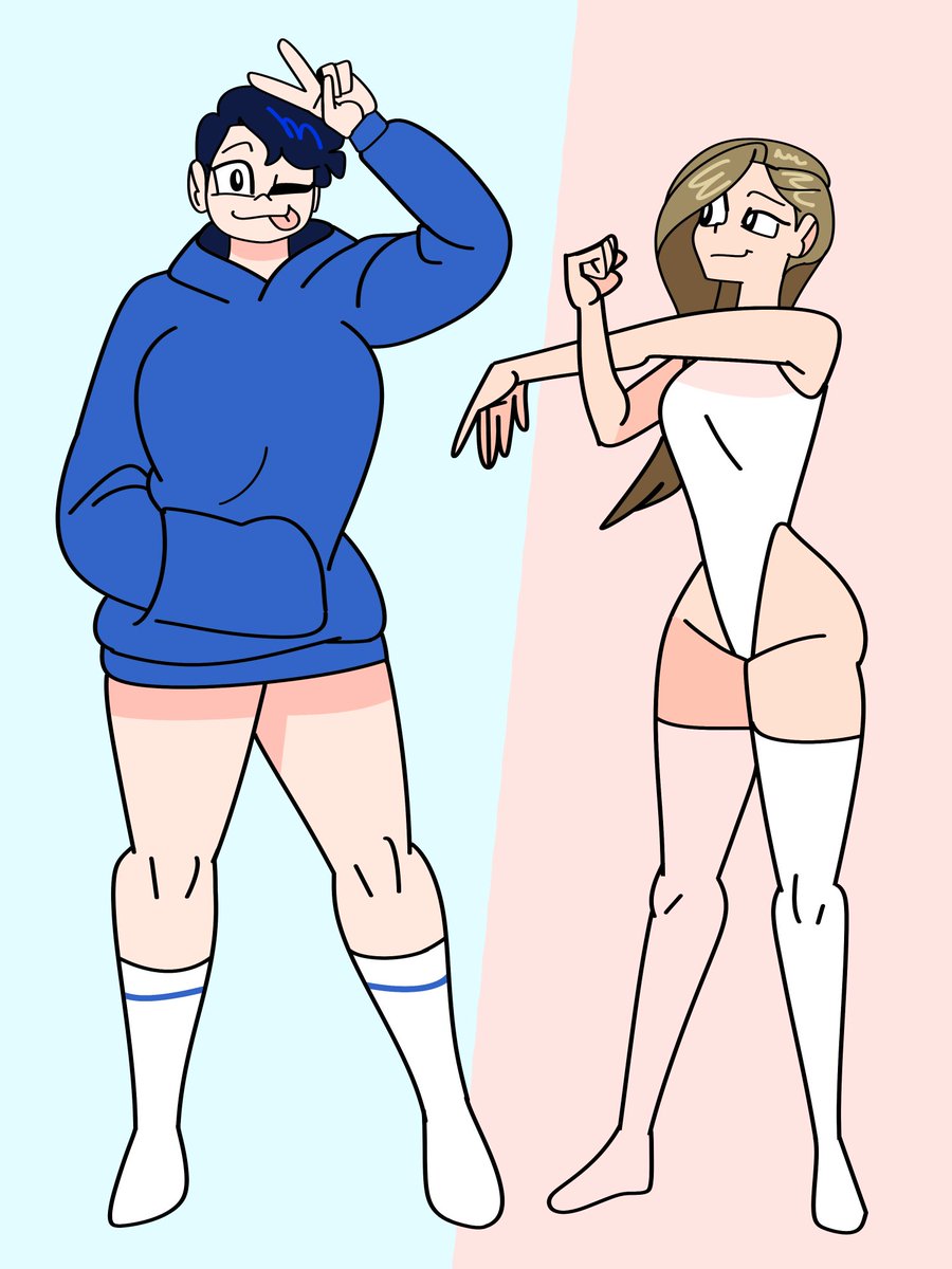 DownBadSmutDev's tweet photo. Outfit style switchup https://t.co/BSW2JDsNBM