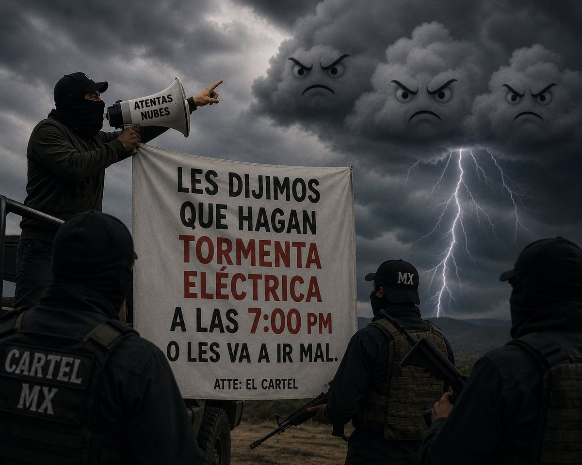 Tipico_Santista's tweet photo. Se confirma que fue el Cartel Mexicano quien amenazó a las nubes para que se lograra el cambio de horario. 

Los medios ecuatorianos lo confirman también. https://t.co/xoToTbPx5w