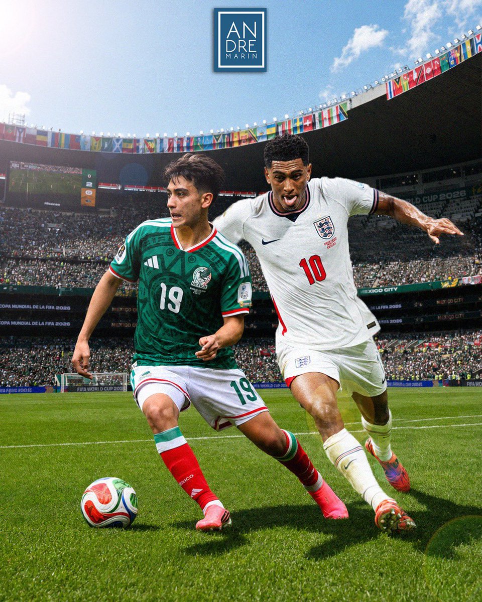 andremarinpuig's tweet photo. 🚨¡EL MÉXICO vs INGLATERRA SERÁ A LAS 12:00 pm!🚨

El horario del partido de octavos de final entre México e Inglaterra cambiará de las 6:00 pm a las 12:00 pm, amigos.

¿El motivo? Existe amenaza de tormenta eléctrica en el horario que se había establecido originalmente.

¿Una ventaja más para el Tri?