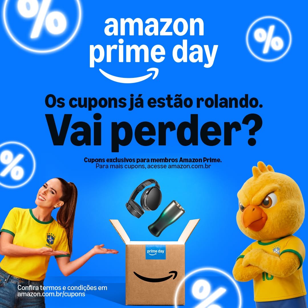 42Clube's tweet photo. 💙 Prime Day na Amazon!

📚 15% OFF na seleção:
➡️ https://t.co/2lksn0jxm2
🎟 Cupom: COMCUPOM

📚 15% off em compras a partir de 1 unidade!
➡️ https://t.co/NqBw7NZcvq
🎟 Cupom: BOASCOMPRAS

🛍  #anúncio | https://t.co/V8vA55Vu1s https://t.co/zWBhdmIsof