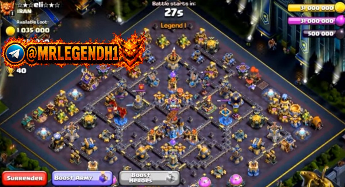 MRLEGENDH's tweet photo. Legend base
ZOOS STARs:https://t.co/BDpfG1nLGX
✩★✩eli✩★✩:https://t.co/JnvAewuPuD
Demkns™ Ashu:https://t.co/iE8Qt1Yohi
DOA⚔️SEANTIM⚔️:https://t.co/VAxJ6G6RFD
#MRLEGENDH #coc #clashofclans #th18 #legendbase https://t.co/QypdAvDGOu