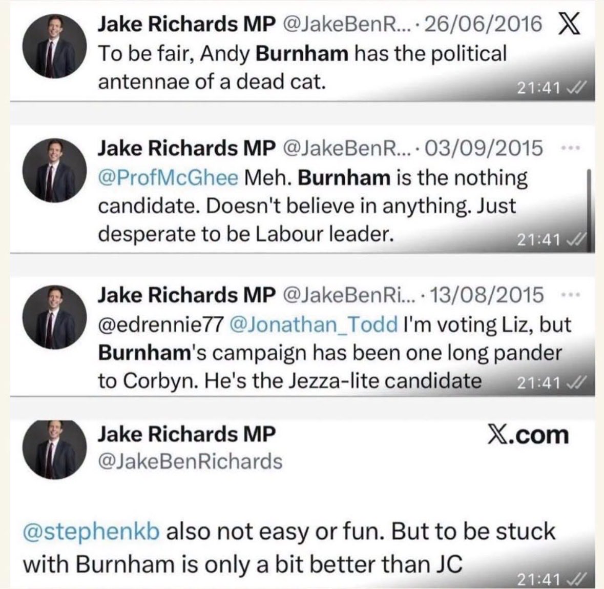 danimass1's tweet photo. @JakeBenRichards There is always a tweet or two 😳 https://t.co/DQhn6C933P