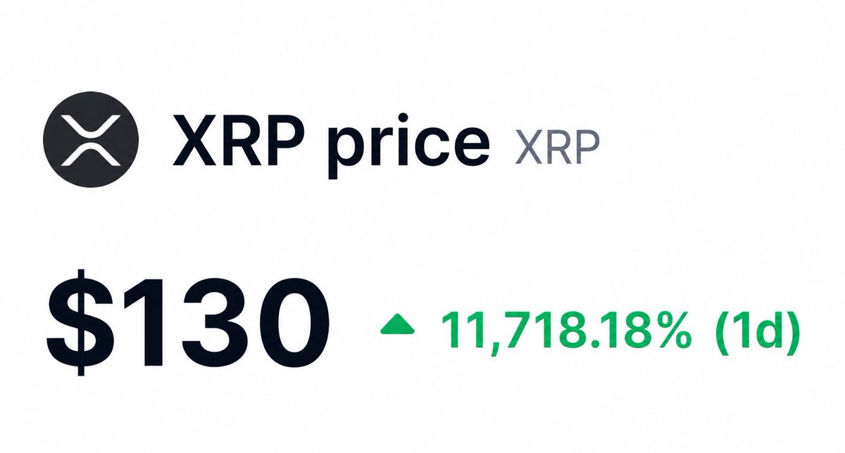 axelvasa200's tweet photo. You wake up tomorrow and $XRP is $130.

What will you do? https://t.co/vksOfNBtCf
