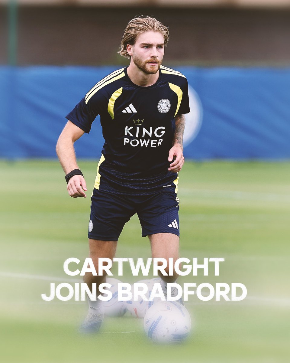 LCFC's tweet photo. Young midfielder Henry Cartwright has joined Bradford City for an undisclosed fee, subject to league approval.

Best wishes for the future, Henry 🔵