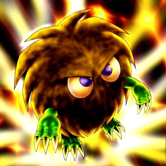 Xerdo420's tweet photo. @MBTYuGiOh You know, most of the alt'arts are cool, some are just boring, some are scrrenshots from an anime, but then there is Kuriboh. Why, on Gods Green Earth, is the second art so ugly? https://t.co/FHTwX9FVK3