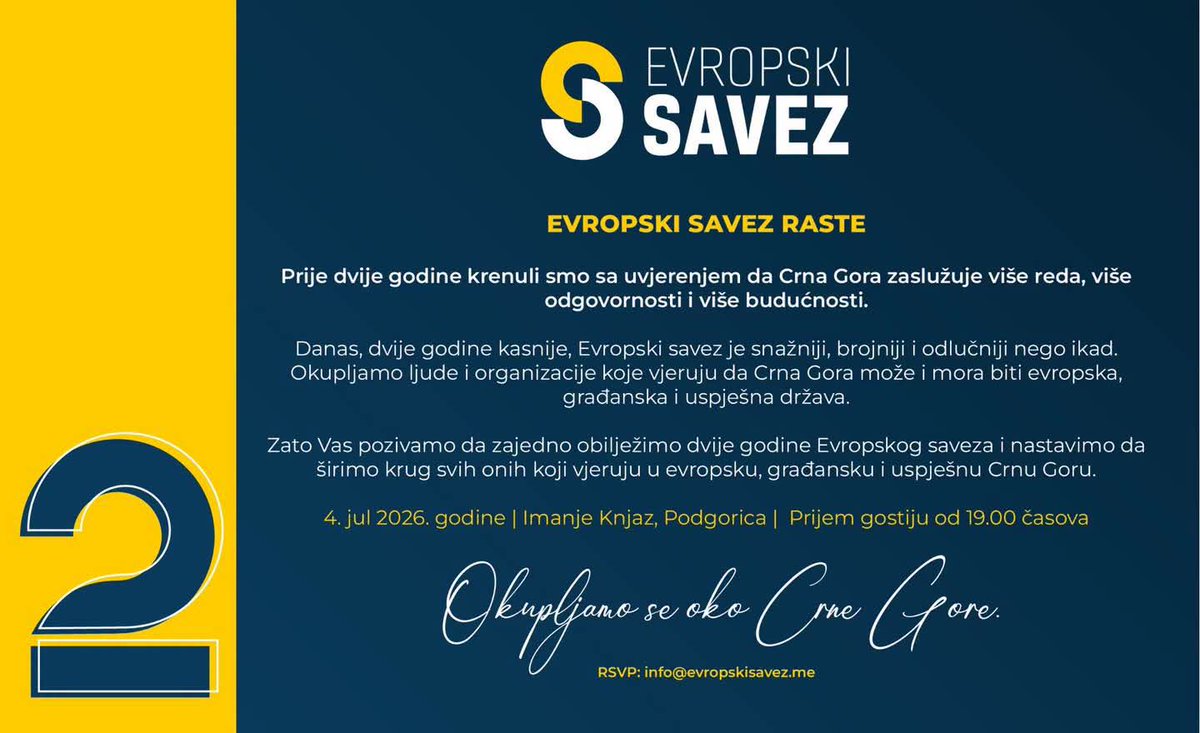 Almir03434998's tweet photo. @evropskisavez 
@SDPCG https://t.co/ZluZbUFIt5