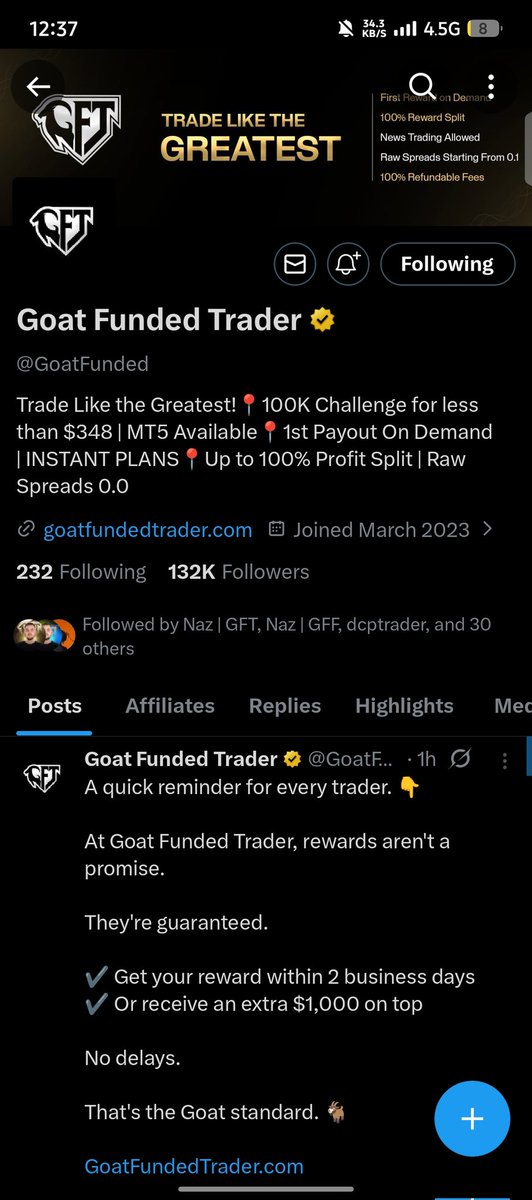 waisfx's tweet photo. @NazGFT @GoatFunded All tasks done 😍 
I'm active on your page from day one. 
Lock 🔐 my comment ♥️🥶 https://t.co/7b8wHbWj6g