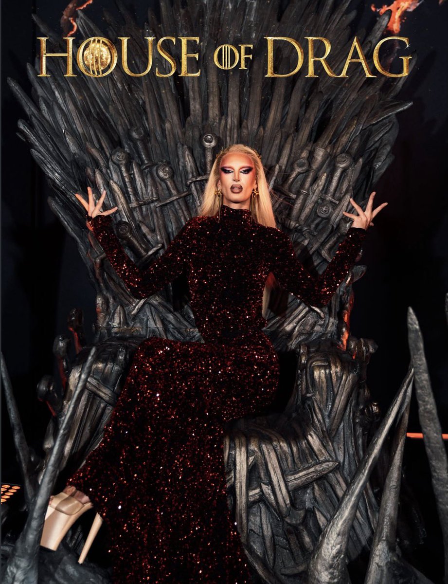 Drag_Crave's tweet photo. The Only Naomy, Kelly Heelton &amp; Pandora Nox look otherworldly for HBO Max Deutschland's "House of the Dragon" pop-up event in Cologne, Germany. https://t.co/D8RlabO1PI