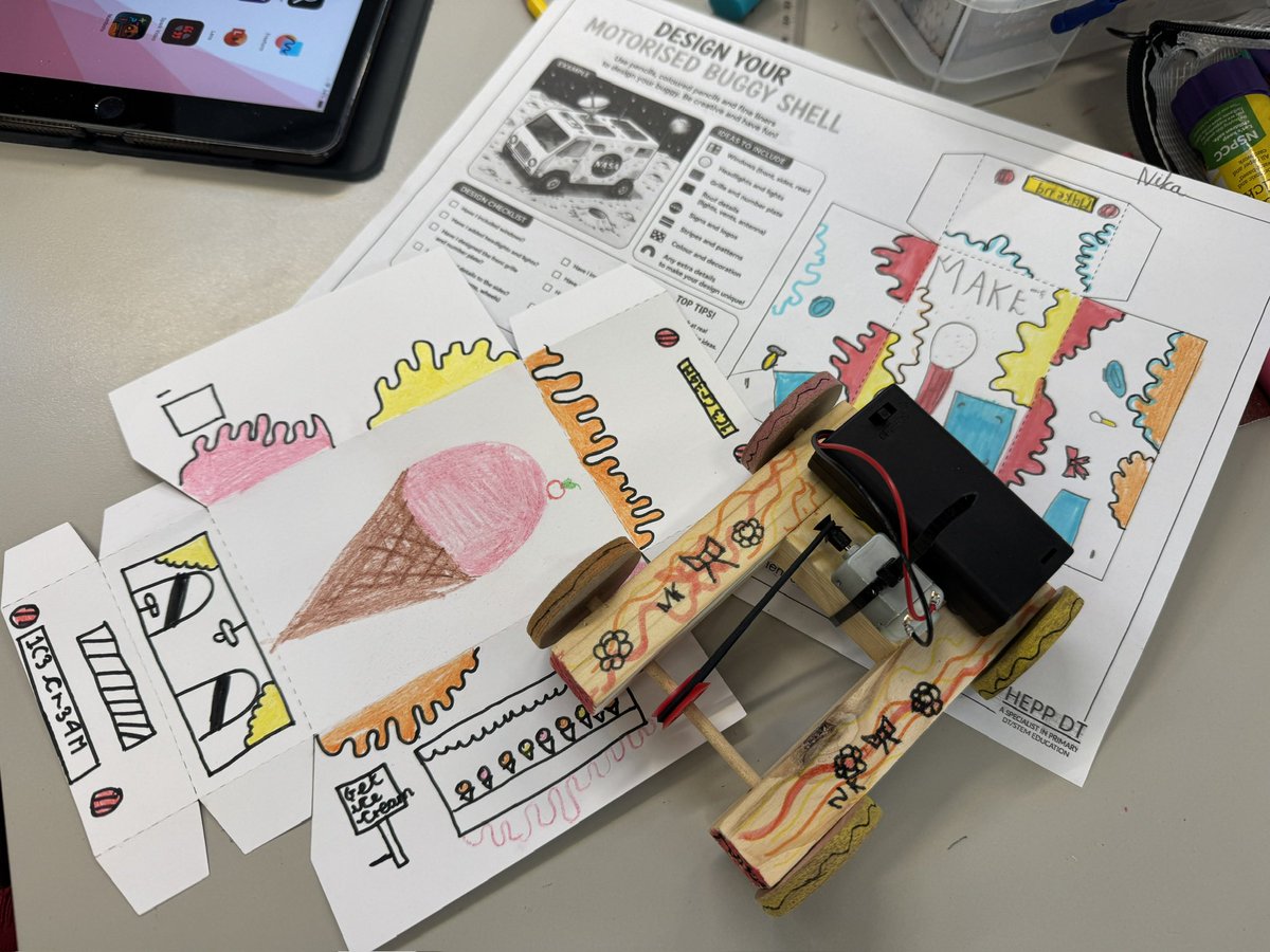 heppdt's tweet photo. Absolute awesome day spent with Y6 @JosephLockePS yesterday making motorised buggies with some of the loveliest children ever! #primaryDT #workshops #structural #mechanical #electrical https://t.co/bESsmZKkxr