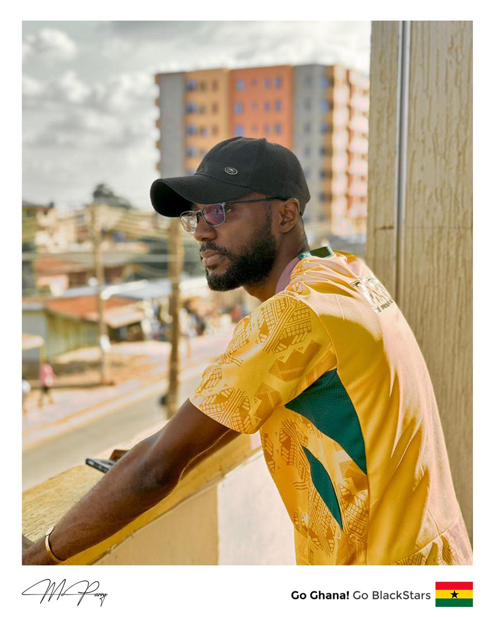 MichaelparryGh's tweet photo. Worn with Pride. Worn for Ghana🇬🇭 ⭐

As a Brand Strategist, I build brands for a living. Today I’m just a patriotic fan wearing jersey with pride in support of  Ghana 🇬🇭 Blackstars. 
Let's make the world know the name 

Go Ghana! 🇬🇭 Go Blackstars ⭐ 

#Ghana #FIFAWorldCup2026 https://t.co/YEWZ4IPG6J