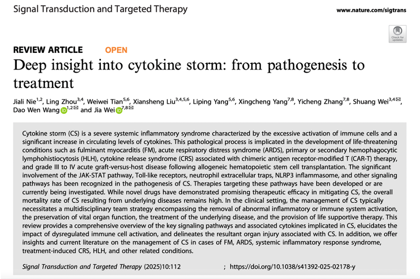 lavirologa's tweet photo. 📌Deep insight into #cytokinestorm: from pathogenesis to treatment.
https://t.co/CUSKqSRxhq https://t.co/8kxakyLWWc