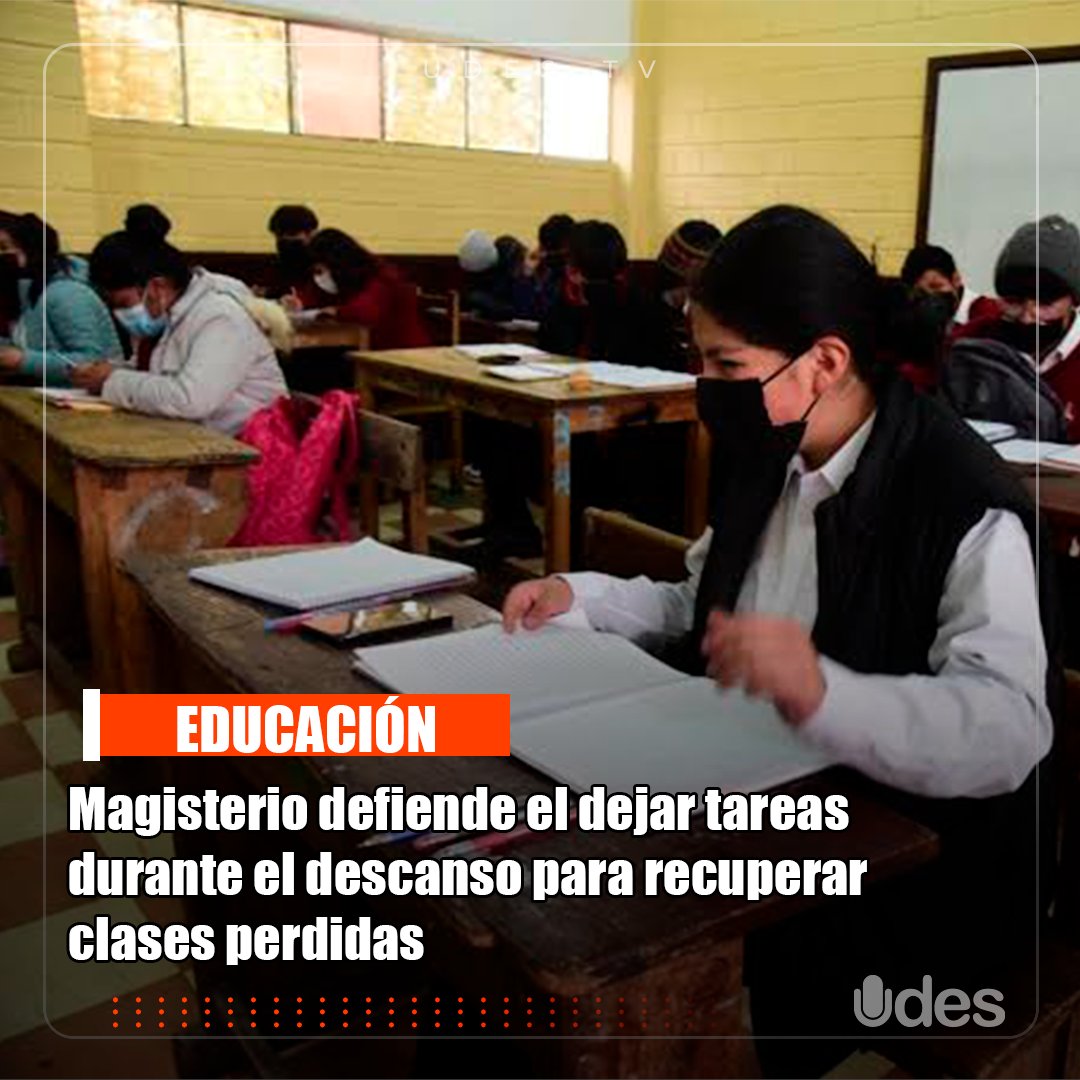 udestvbolivia's tweet photo. #Magisterio de #lapaz asegura que una parte importante de los #docentes considera necesario reforzar los estudios ante la interrupcion de las clases por los 50 dias de #bloqueo y las dificultades de acceso a la educación virtual. https://t.co/MMzPGu0Eiz