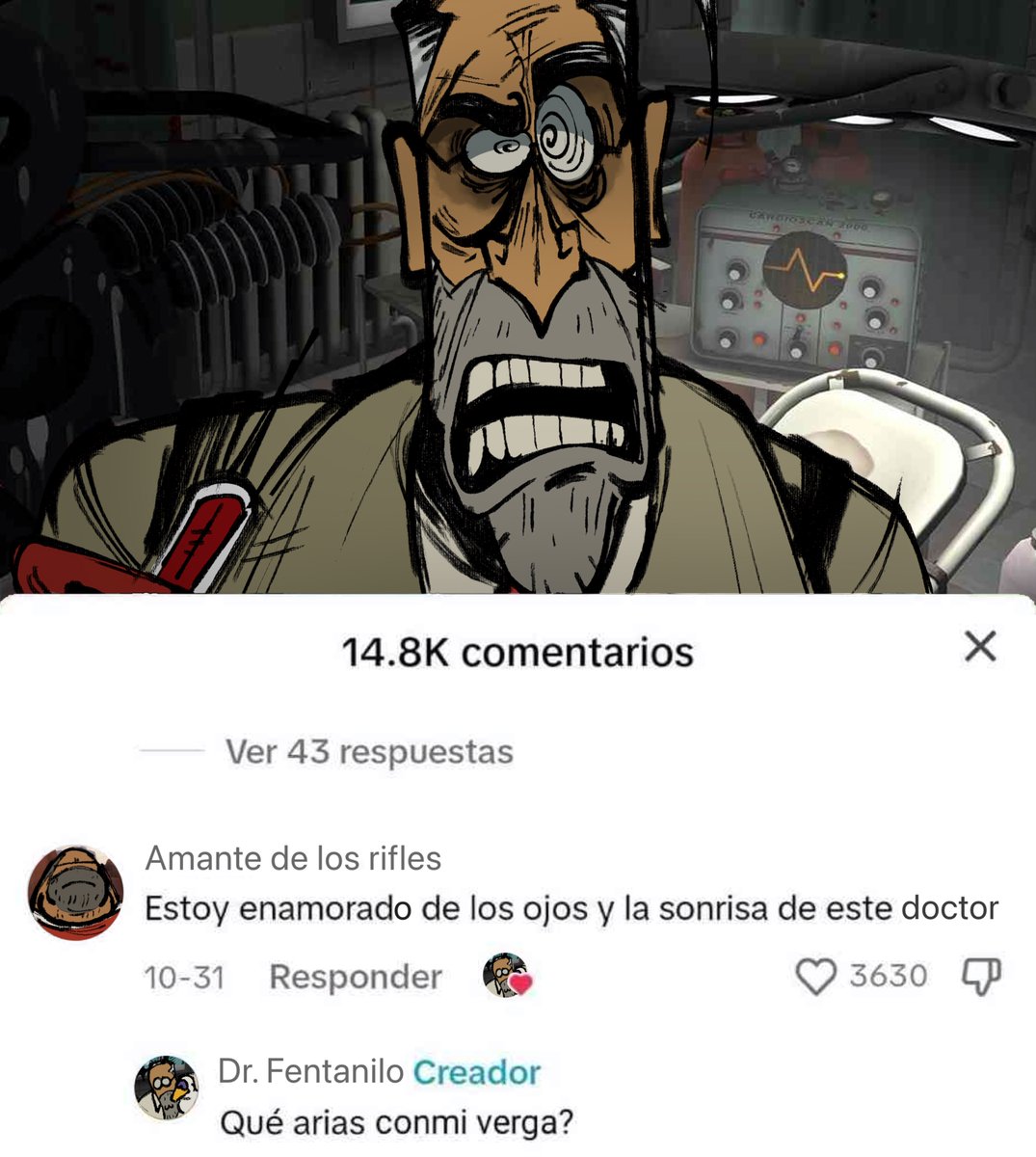 RedactedIdiotic's tweet photo. Ando aburrido  
#tf2 #teamfortress2 #heavymedic https://t.co/8pXxqVz1Bz