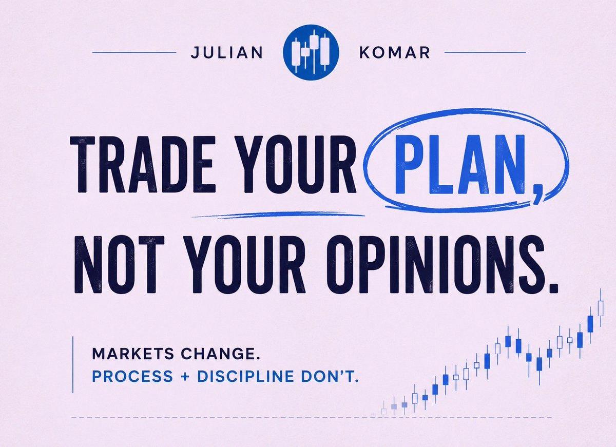 D_Ranger97's tweet photo. The biggest shift in my trading wasn't finding a better method.

It was getting relentlessly consistent.
Not about consistent profits. Consistent in sticking to my routine.

- Reviewing tons of charts daily.
- Building my watchlist every day.
- Asking myself the same thin https://t.co/cdpSXPkfOv