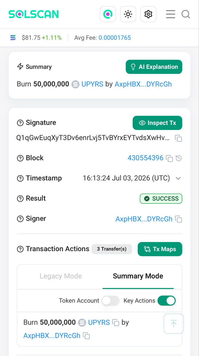 UpYiors's tweet photo. For the love of the chain 🔥 $UPYRS
Signature Hash: Q1qGwEuqXyT3Dv6enrLvj5TvBYrxEYTvdsXwHvSor1ohRy2CoJBCx3128X8e1khjd62xxcY4ga3xs9xhvvUTsNP https://t.co/DQV3VhJpEW
