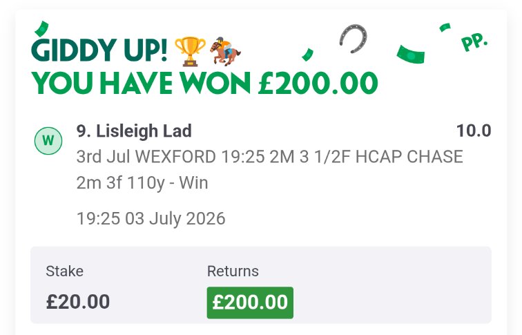 horsequant9's tweet photo. WHAT A DAY, A 40/1 AND A 9/1 WINNER ✅✅✅

We’ve just hit these MONSTERS in the telegram, The Horse model proving its worth again 😮‍💨 

Come get involved so you don’t miss out tomorrow 👉 https://t.co/hDQgp7JO0Y https://t.co/oUUfea9fF6