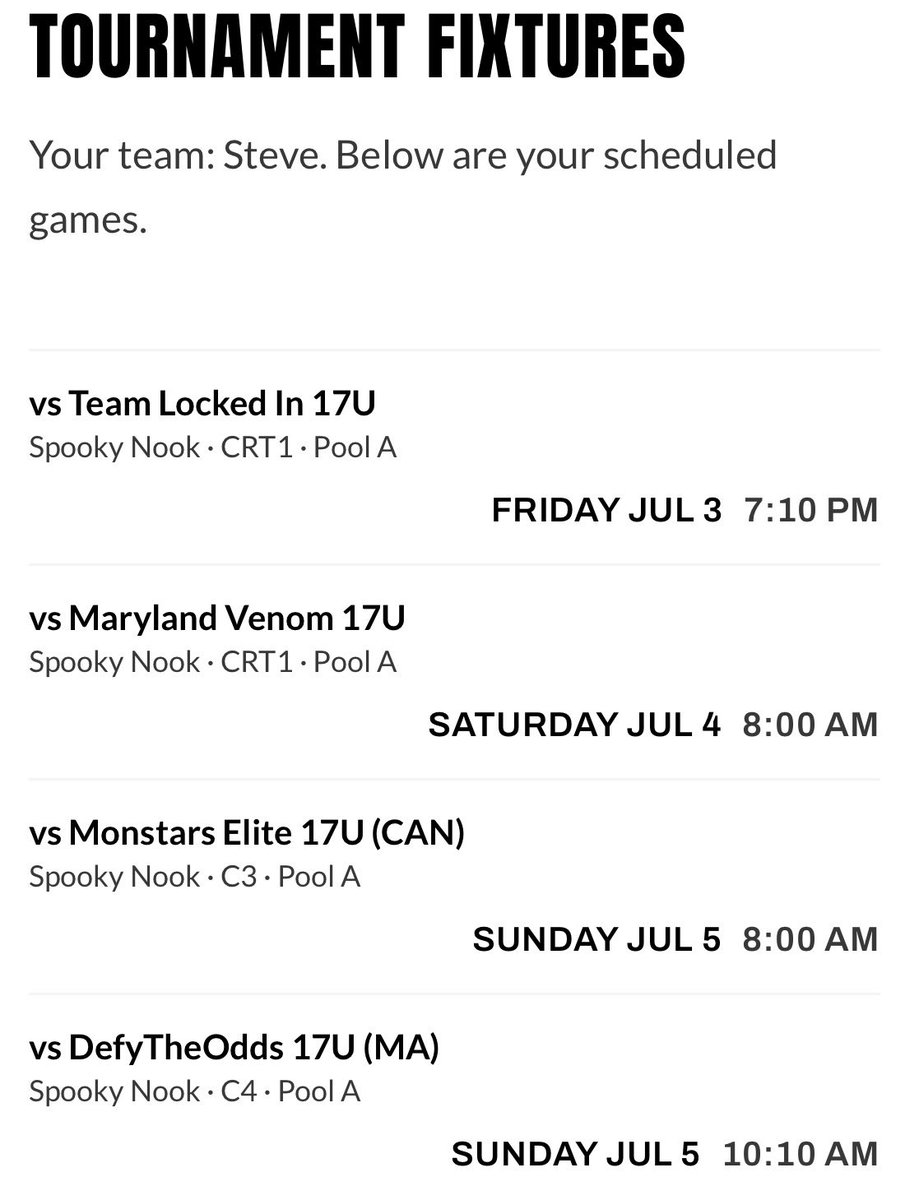 LockieMason's tweet photo. Excited to be playing for @AUSA_Hoops this Summer on the @NXTPro @Pro16League
Coaches I will be playing for Team Steve in Manheim 3-5 July and Richmond 9-12 July.
Below is my schedule for this week in Manheim.
#BeGreat @jordanemullan https://t.co/7GES5BqkET