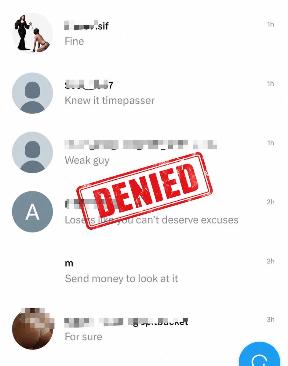 S46675's tweet photo. Hundreds of losers denied. Some for wrong word usage, some broke lurkers and some who aren’t even worthy of @rutuja_kohli ‘s bootdust. Stay on ur knees , beg to be accepted in my and princess Rutuja's dms. Attach tribute to serve us while we ignore you. https://t.co/MfTRjdpEgc