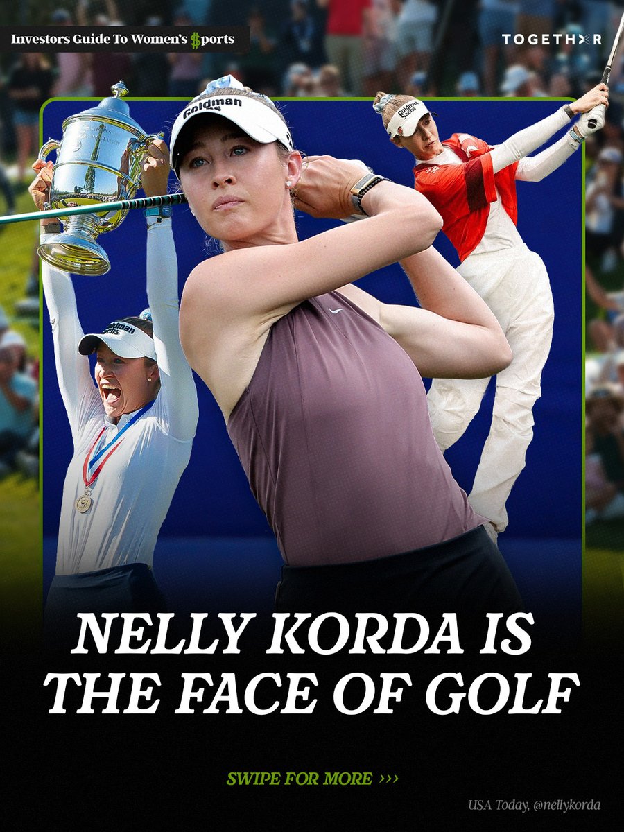 togethxr's tweet photo. It’s @NellyKorda's world and we’re living in it 🏌️‍♀️ https://t.co/94Di3ONUTH