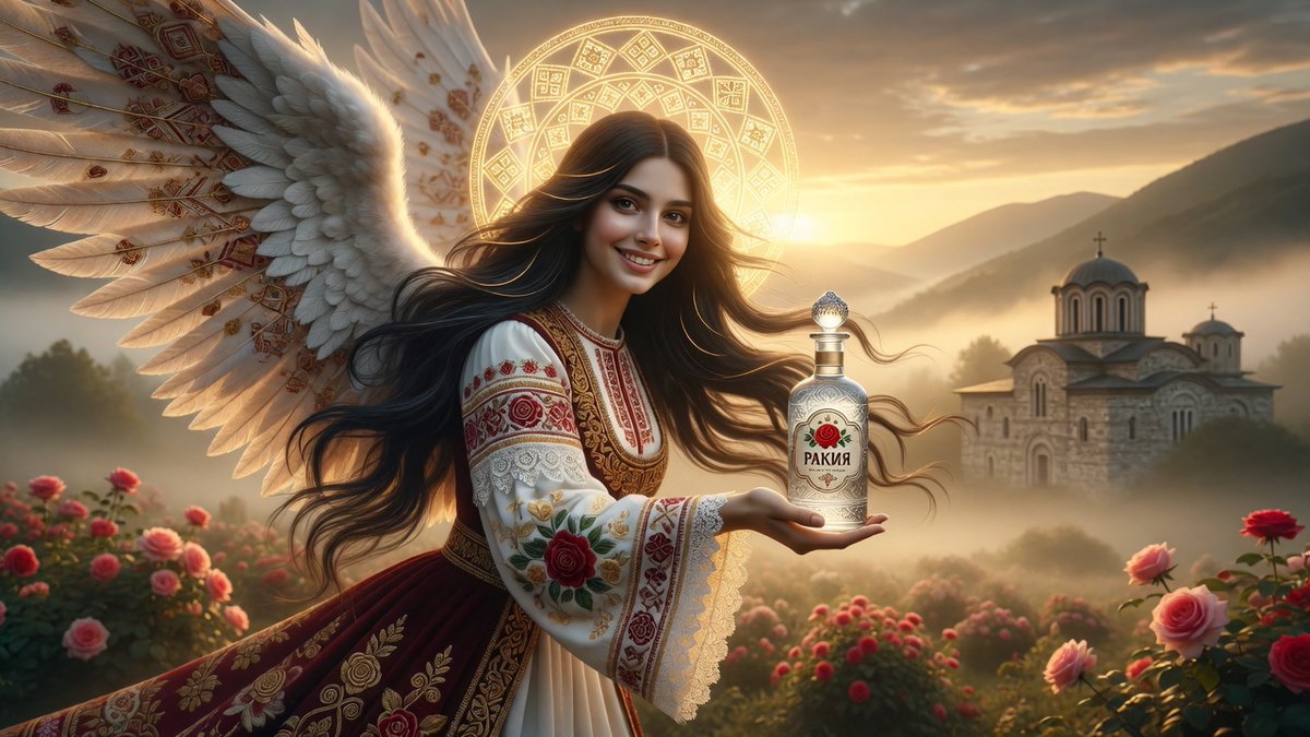 NIGHTSHADE8850's tweet photo. The Bulgarian Holy Angel of Rakia 😇
#bulgaria #rakia #angel #AIart️️️️️️️️️️️️️️️️️️️️️️️️️️️️️️️️️️️️️️️️️️️️️️️️️️️ https://t.co/sFVmCZjIsf
