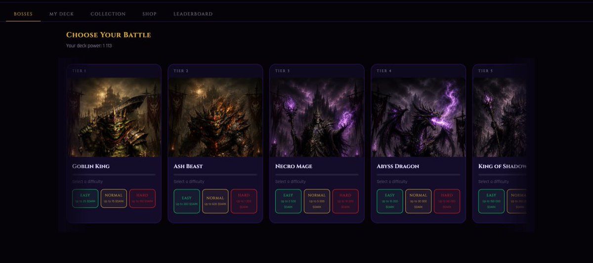 PlayDarkArena's tweet photo. Every boss is a bet you place on yourself

Fight one below your power and the win is easy, the reward small. Reach for one above your power and you might lose, but the payout climbs fast, and even in defeat you walk away with experience for how far you pushed

The last boss pays more than most players see in weeks

How deep you go is always your call