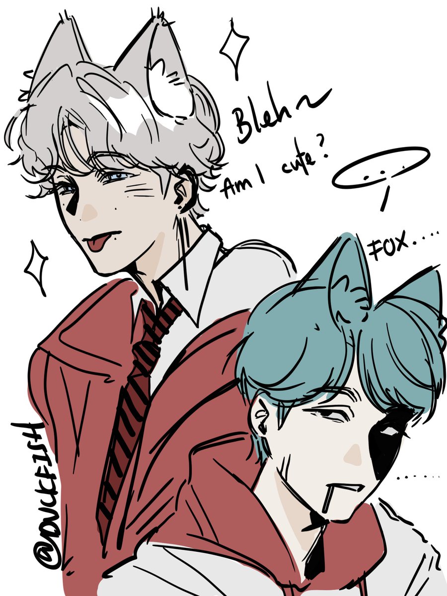 saltfish_kv's tweet photo. 🐯🐱DNA ERA
画了点脑洞..
#糖v #supv #yoonv #fanartㅤㅤㅤㅤ https://t.co/RBpqLz6dvH