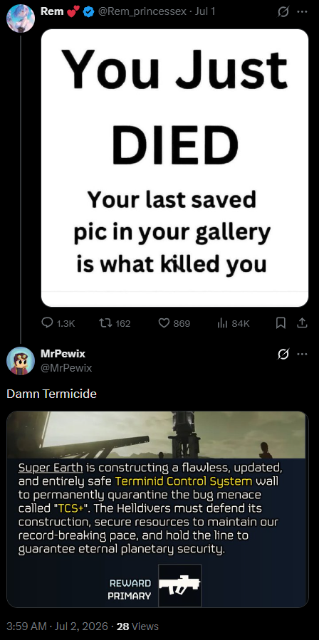 MrPewix's tweet photo. HIVELORD?! 😭 https://t.co/aXFZ1Qh3oS