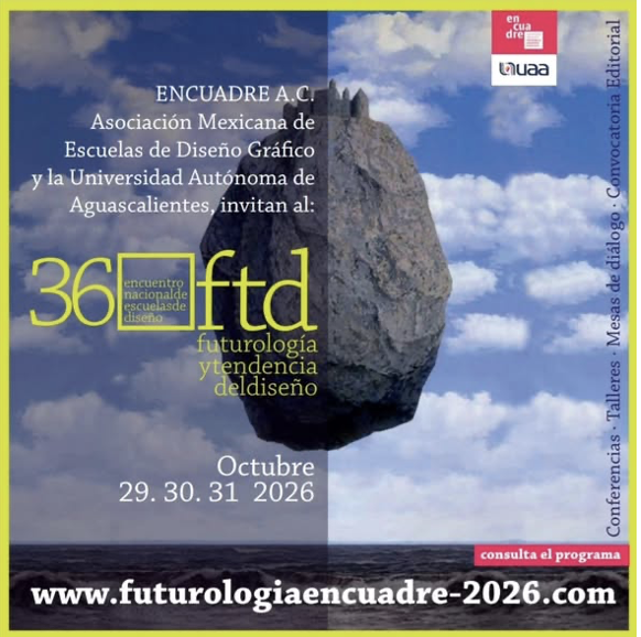 alephUAM_A's tweet photo. 🧠💡🌟Imaginemos juntos el diseño gráfico del futuro 🧠💡🌟

🖼👩‍🎨🎨Encuadre y la Universidad Autónoma de Aguascalientes invitan al XXXVI Encuentro Nacional de Escuelas de Diseño🖼👩‍🎨🎨

🚀👨‍🚀♾️ Futurología y Tendencia del Diseño🚀👨‍🚀♾️
💻 🔗 https://t.co/OwFd5xZtLs https://t.co/J9TbDqGknx