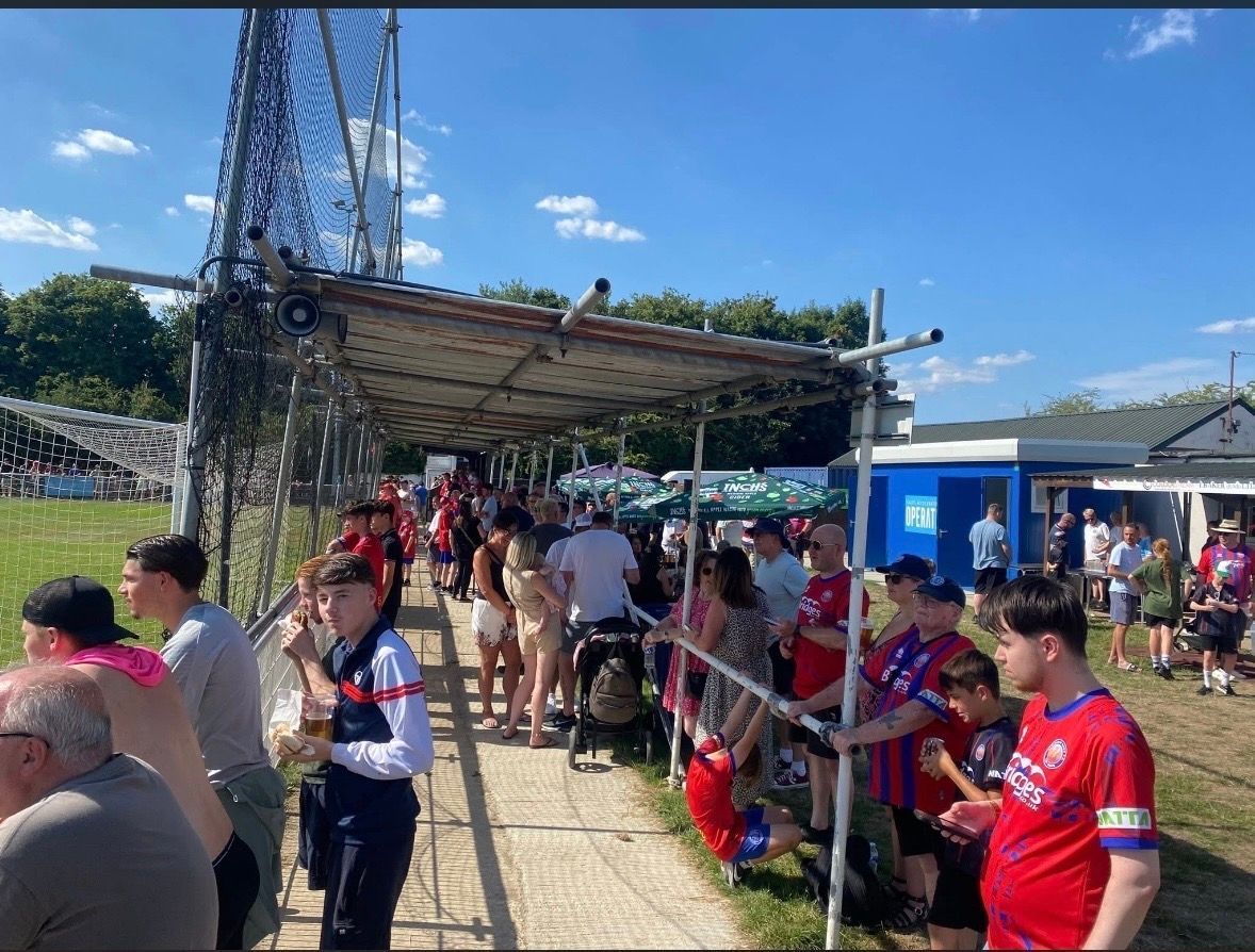 BLFC1907's tweet photo. 👀 THIS WAS LAST YEAR…

827 supporters.
A brilliant atmosphere.
A fantastic afternoon at Westfield Lane.

Tomorrow, we do it all again.

🆚 @OfficialShots
📅 Saturday 4th July
⏰ 3pm KO
📍 Westfield Lane, GU10 4QP

🍔 BBQ
🍺 Indoor & Outdoor Bars
🎸 Free Peace Sweet live from 4.45pm - 7pm

Whether you’ve been coming for years or have never visited Westfield Lane before…

Come and be part of it. Gates open from 1pm

#upthebaggies #nonleaguefootball #aldershot #farnham #hampshirefootball