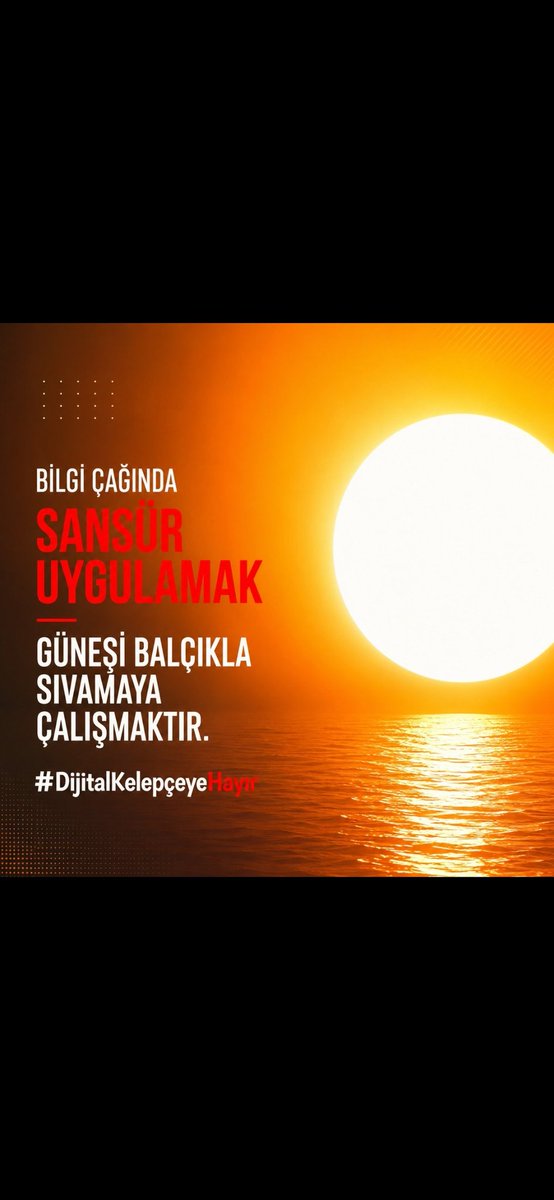 AMecityilmaz's tweet photo. #DijitalKelepçeyeHayır https://t.co/pJl3okHG41