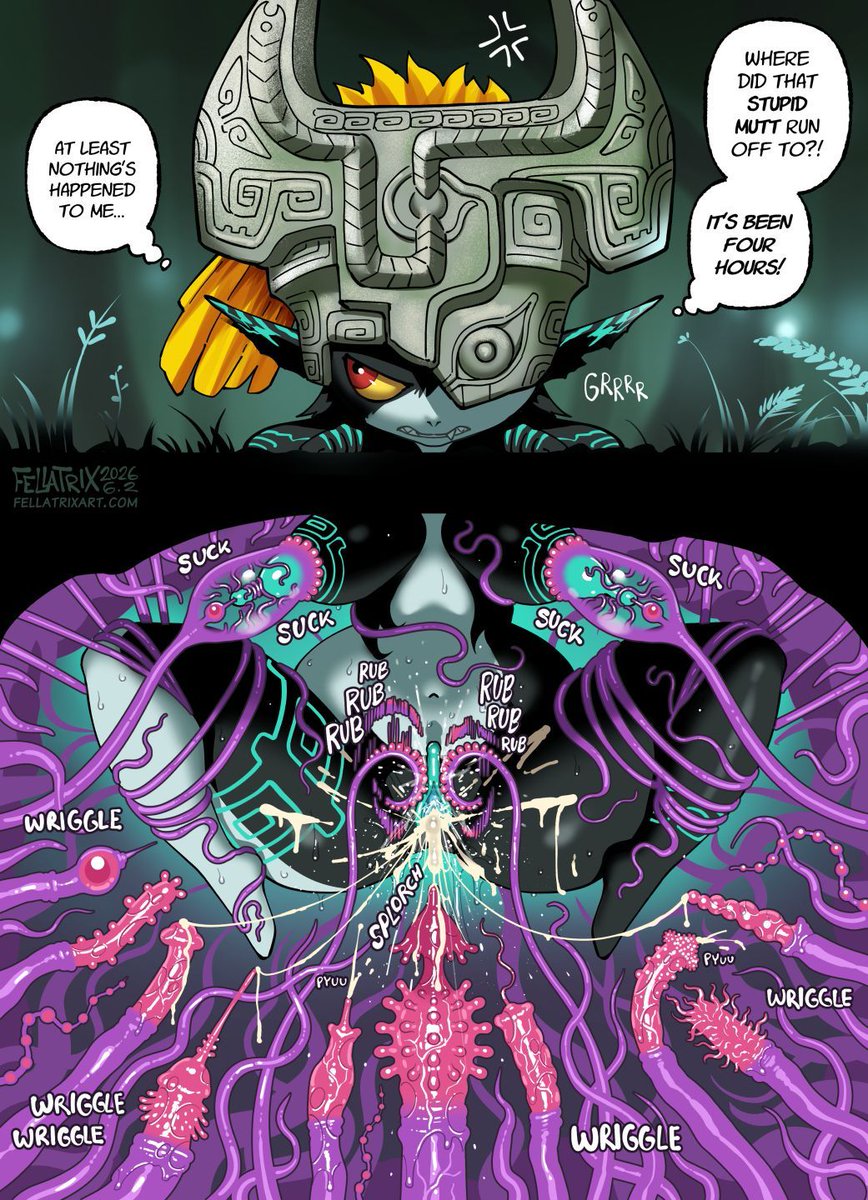 FellatrixArt's tweet photo. ~Midna - Sensory Deprivation Tentacle Pit~ 
June poll winner - 2nd

Link was way off in Kakariko Village breaking all the pots he could find. Midna wasn't rescued until the next day. 

Posted 30 days ago to Substar/Fanbox (Links in bio) https://t.co/2p8YeZmXVJ