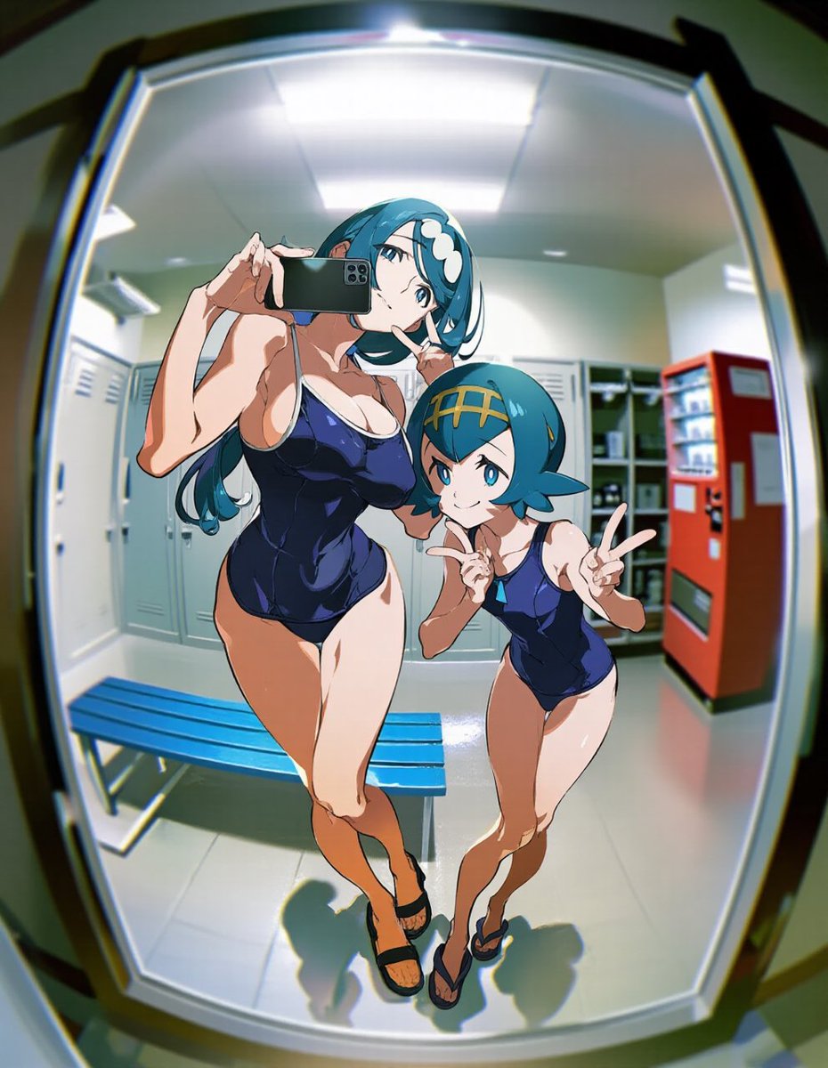 shironecoAI's tweet photo. スイレン親子
プールでお揃いの水着
#pokemon https://t.co/3LtMwAj8dp