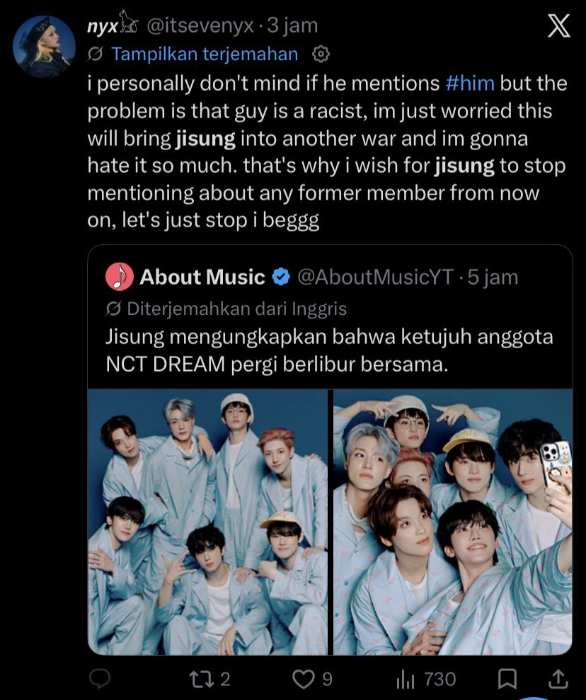 jeonghann21's tweet photo. Are you seriously telling Jisung to apologize because the members played 7 people? He has the right to convey this..what is our right that only as fans govern him? Nothing!!! Are you annoyed because of the problem of Mark wearing clothes that support racists? https://t.co/peHaTJqpJ2