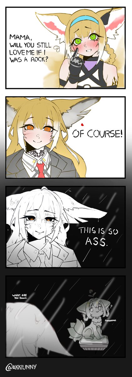 AkkiUnny's tweet photo. I saw it and I had to do it. I am absolutely not sorry.

#Arknights #アークナイツ #明日方舟 https://t.co/RBuObX8fOl