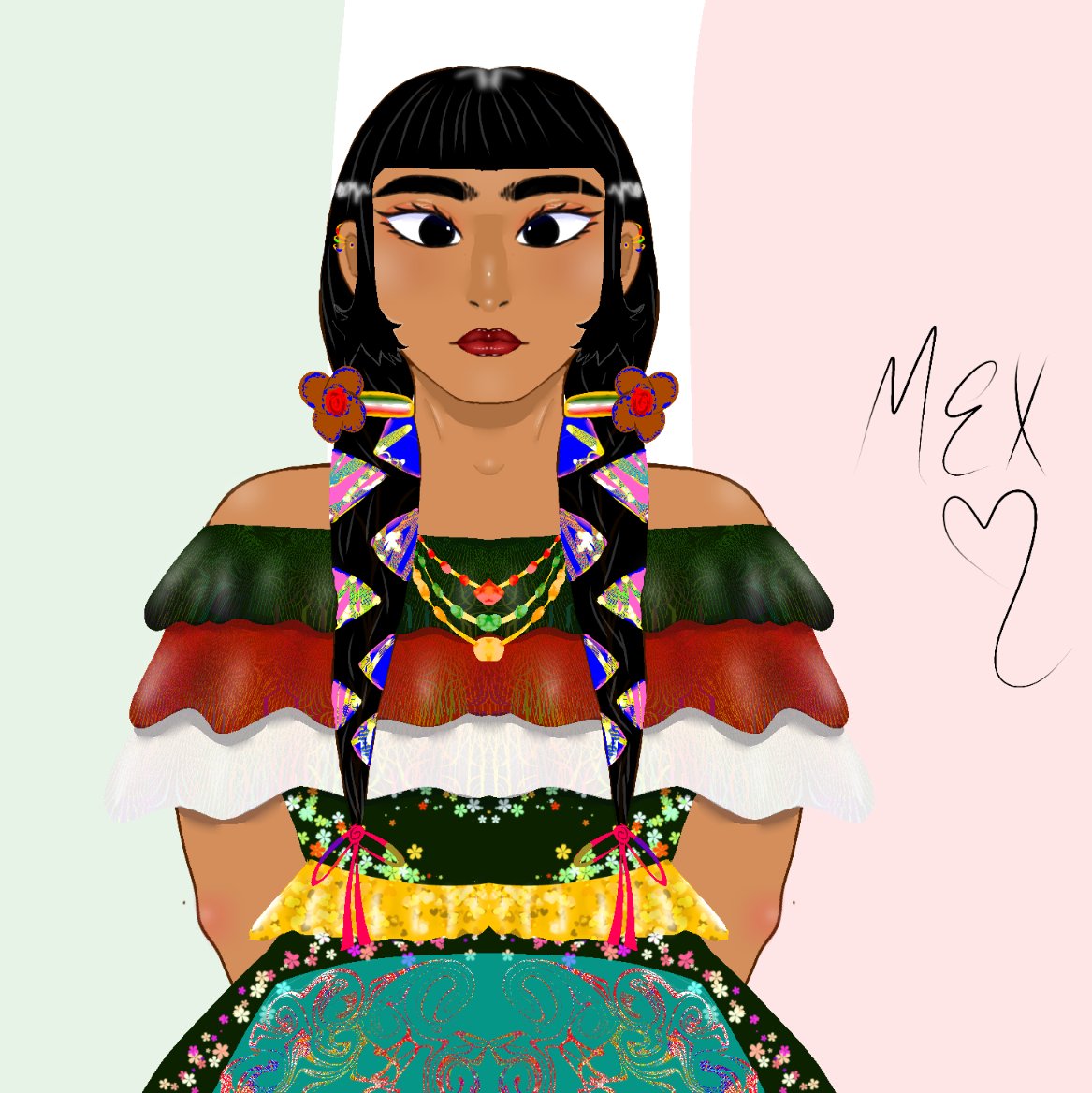 ManideJ61542's tweet photo. My version of Mexico 🇲🇽 #hetalia #hetaliamexico https://t.co/DzjjjFgXGS