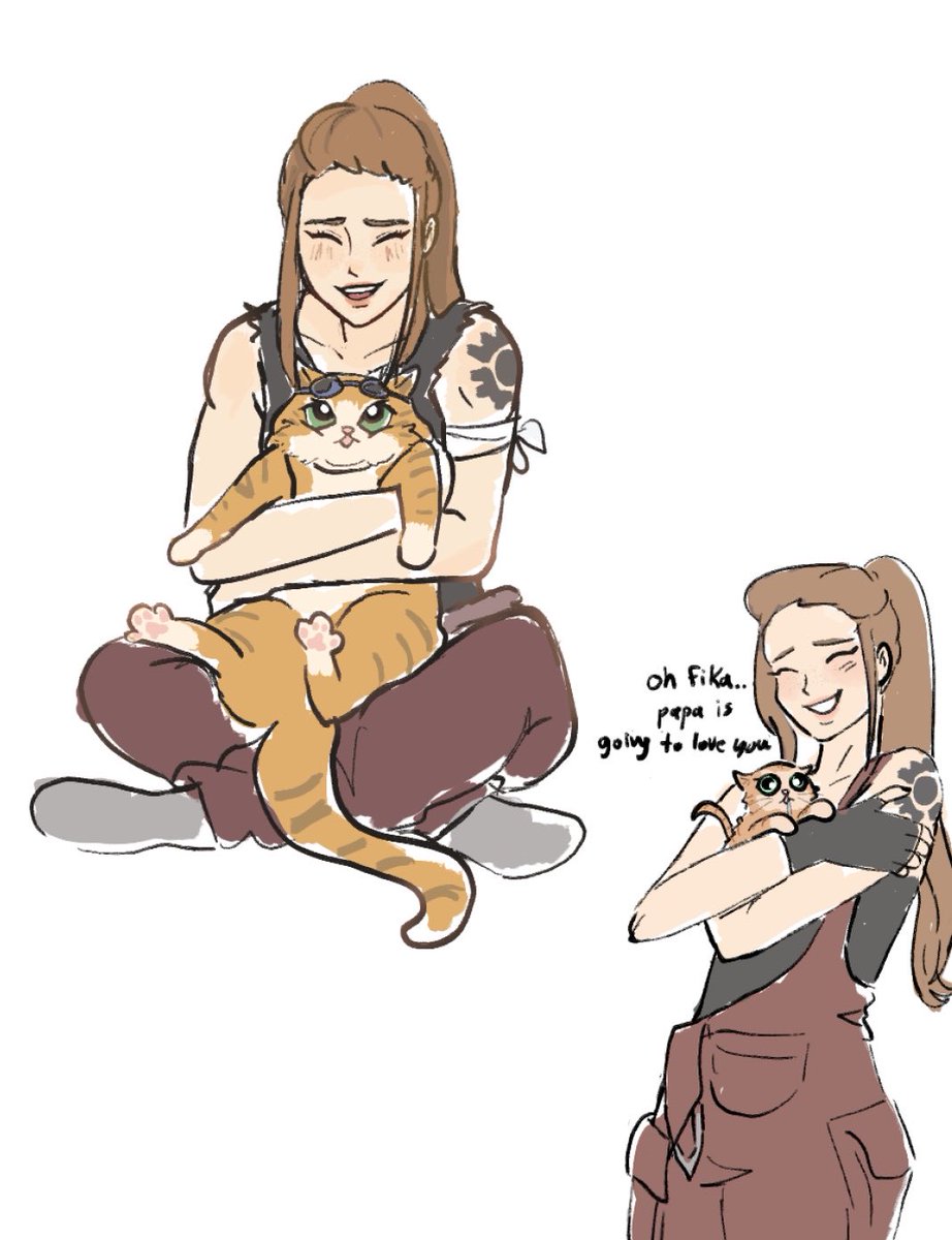 Kukiymne's tweet photo. I LOVE FIKA  #brigitte #JetpackCat https://t.co/0PaQbGHgRG