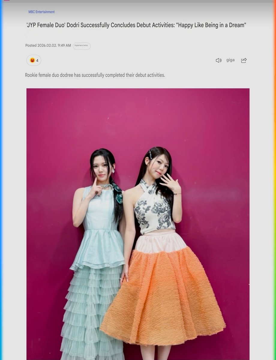 greenunnie's tweet photo. @kiiiveatz dodree is also called the jyp female duo, and they are under innit https://t.co/1wCwILowce