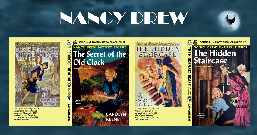 sinistercinema's tweet photo. Don't forget we have the first 9 HARDY BOYS, first 4 NANCY DREW MYSTERIES, and first 4 TED SCOTT FLYING ADVENTURES on our website! Check them out using the link below!
https://t.co/dyuF2bDOKo

#mysterynovels #sinistercinema #youngadult https://t.co/F9orkAiroU
