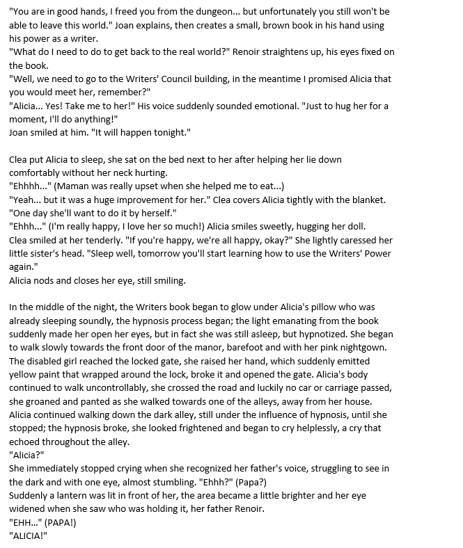 JasinyTops's tweet photo. 🖌️[Painted Story: Two Worlds Meet / Clea and Alicia Fanfic] 🖌️

Chapter 23: The Light in the Darkness

Seline tells her story to others, Clea let's Aline experiences something emotional with Alicia that she has never experienced before, 
Will Alicia meet Renoir?

ENJOY! https://t.co/XkRfEB32CC