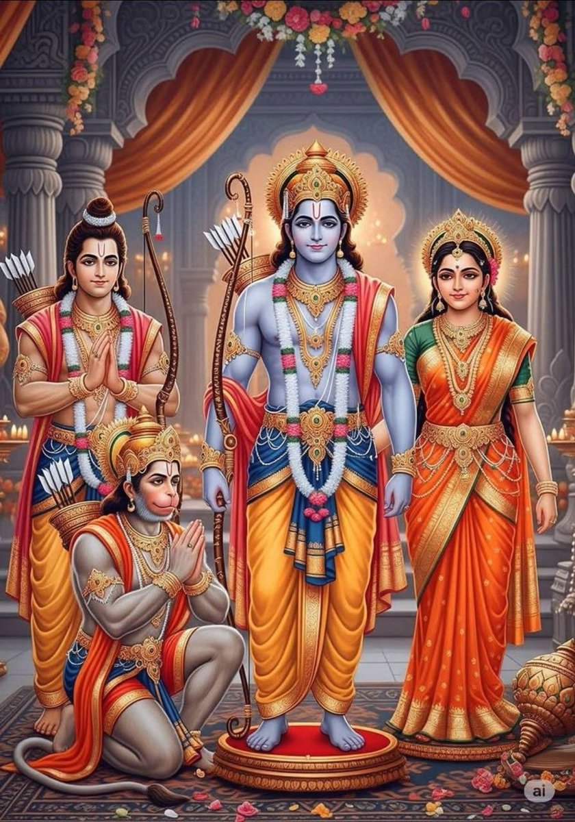 Nehru_Whoo's tweet photo. Ram laxman janki 🌺 
Jai bolo Hanuman ki  🌸 https://t.co/x33ZXancTM